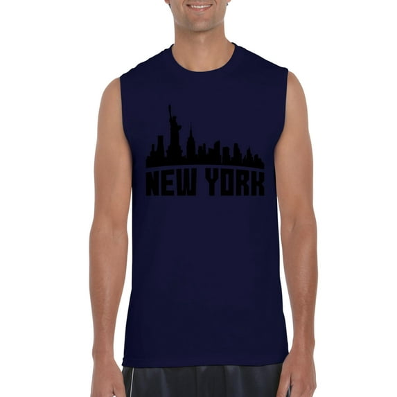 NIB - Men's Graphic T-Shirt Sleeveless - New York City