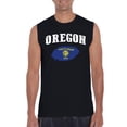 thumbnail image 1 of NIB - Men's Graphic T-Shirt Sleeveless, up to Men Size 3XL - Oregon, 1 of 5