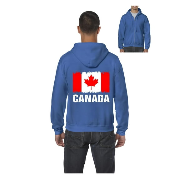 NIB - Men's Sweatshirt Full-Zip Pullover - Canada Flag