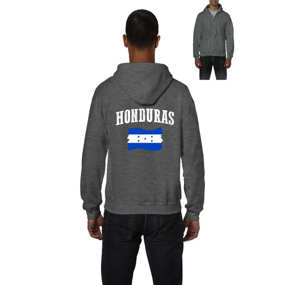 NIB - Men's Sweatshirt Full-Zip Pullover - Honduras Flag