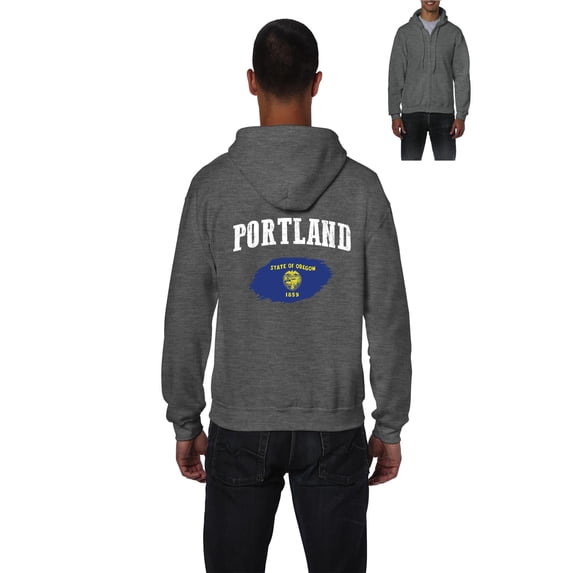 NIB - Men's Sweatshirt Full-Zip Pullover - Portland