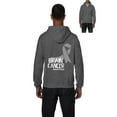 thumbnail image 1 of NIB - Men's Sweatshirt Full-Zip Pullover - Brain Cancer, 1 of 5