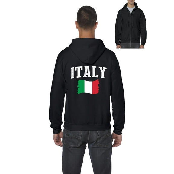 NIB - Men's Sweatshirt Full-Zip Pullover, up to Men Size 5XL - Italy