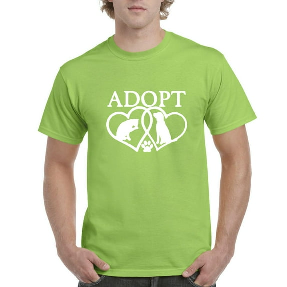 NIB - Men's T-Shirt Short Sleeve - Adopt Animal Rescue