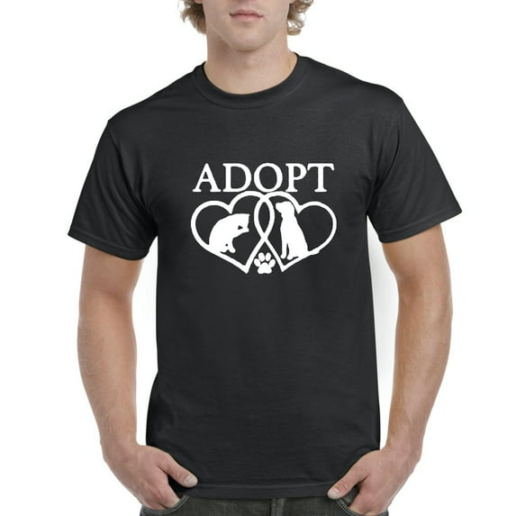 NIB - Men's T-Shirt Short Sleeve - Adopt Animal Rescue