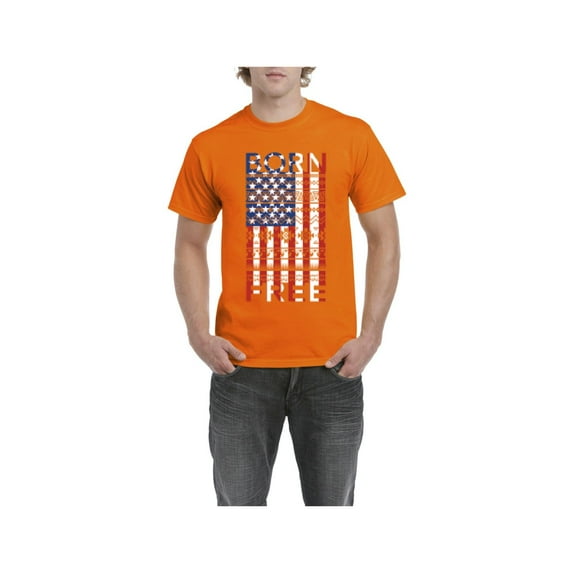 NIB - Men's T-Shirt Short Sleeve - American Flag 4th of July