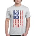 thumbnail image 1 of NIB - Men's T-Shirt Short Sleeve - American Flag 4th of July, 1 of 3