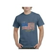 thumbnail image 1 of NIB - Men's T-Shirt Short Sleeve - American Flag USA in Gold, 1 of 3