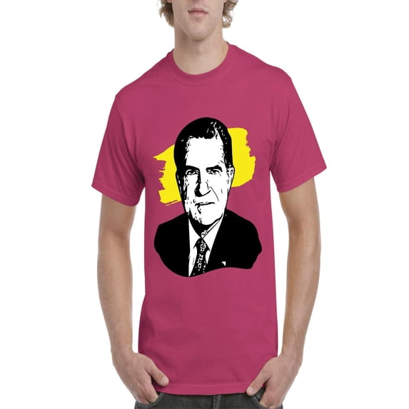 NIB - Men's T-Shirt Short Sleeve - American President Richard Nixon