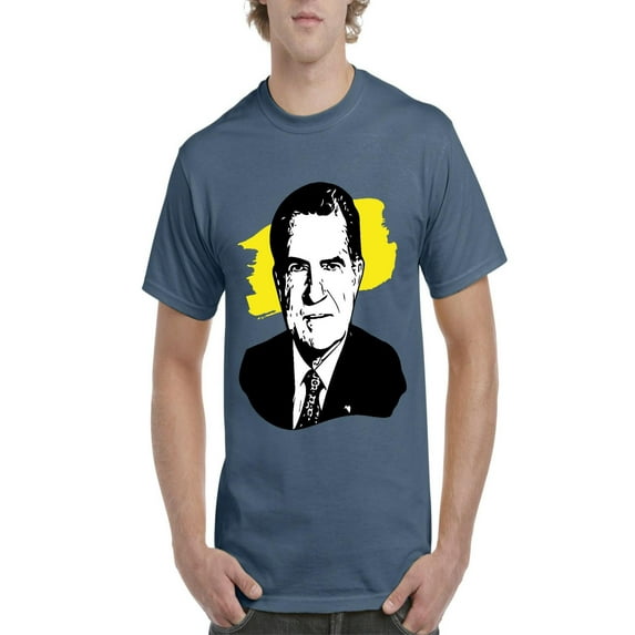 NIB - Men's T-Shirt Short Sleeve - American President Richard Nixon