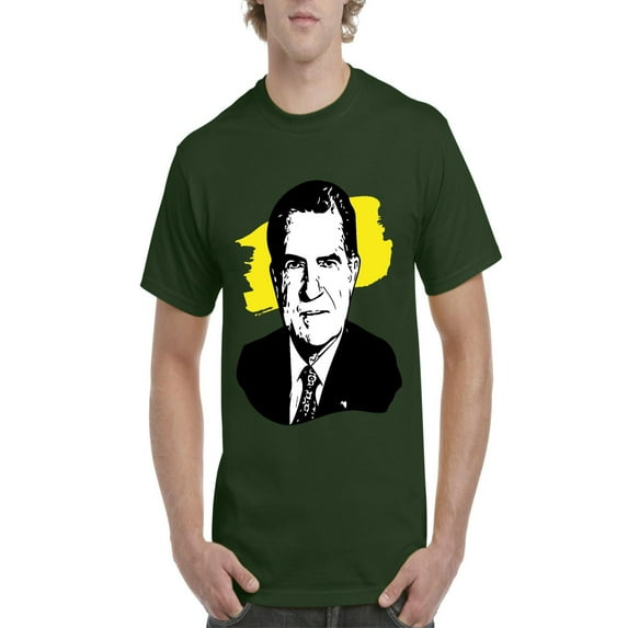 NIB - Men's T-Shirt Short Sleeve - American President Richard Nixon