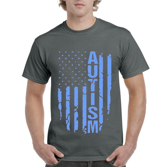 NIB - Men's T-Shirt Short Sleeve - Autism Flag