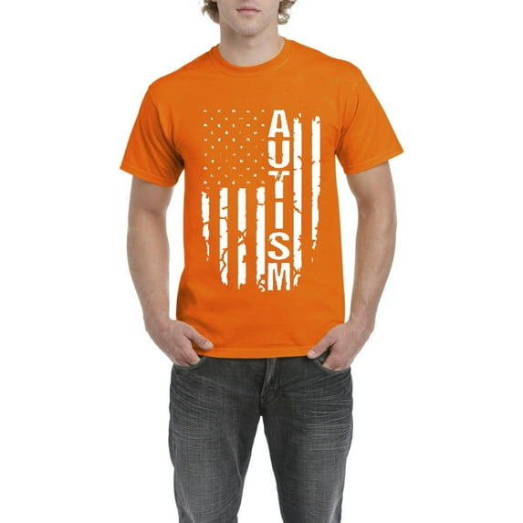 NIB - Men's T-Shirt Short Sleeve - Autism Flag