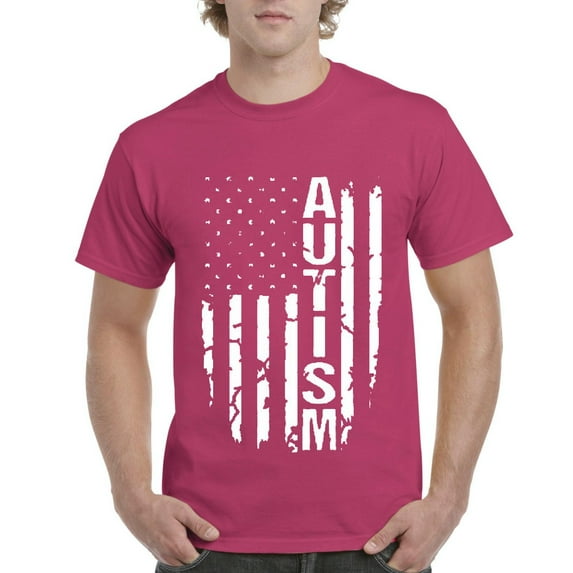 NIB - Men's T-Shirt Short Sleeve - Autism Flag