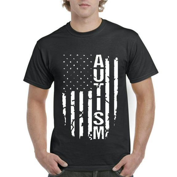 NIB - Men's T-Shirt Short Sleeve - Autism Flag