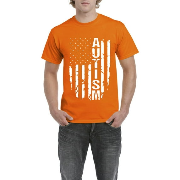 NIB - Men's T-Shirt Short Sleeve - Autism Flag