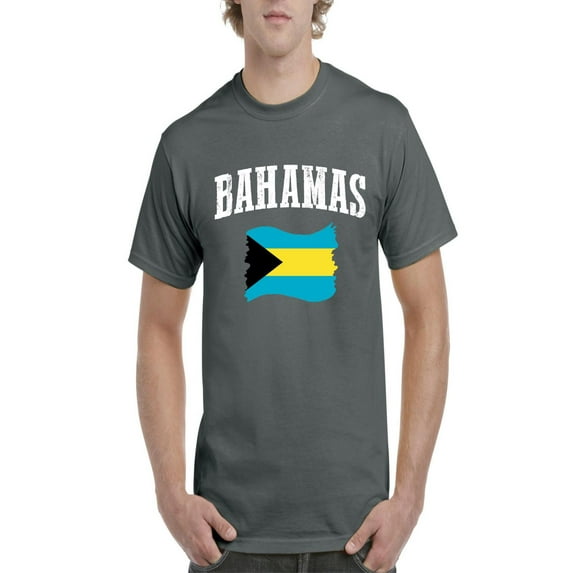 NIB - Men's T-Shirt Short Sleeve - Bahamas Flag