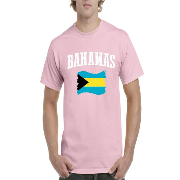 NIB - Men's T-Shirt Short Sleeve - Bahamas Flag