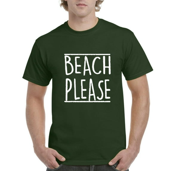 NIB - Men's T-Shirt Short Sleeve - Beach Please