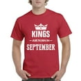 thumbnail image 1 of NIB - Men's T-Shirt Short Sleeve - Birthday Gift Kings Are Born In September, 1 of 3