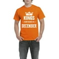 thumbnail image 1 of NIB - Men's T-Shirt Short Sleeve - Birthday Gift Kings Are Born in December, 1 of 3