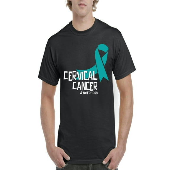 NIB - Men's T-Shirt Short Sleeve - Cervical Cancer