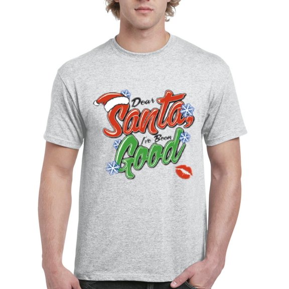 NIB - Men's T-Shirt Short Sleeve - Christmas Dear Santa