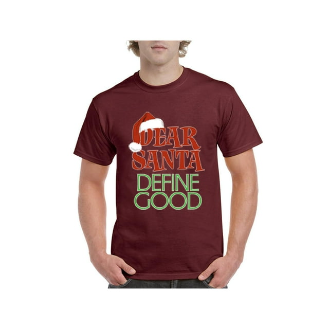 NIB - Men's T-Shirt Short Sleeve - Christmas Define Good