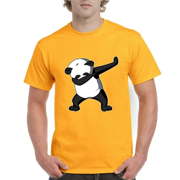 NIB - Men's T-Shirt Short Sleeve - Dancing Panda