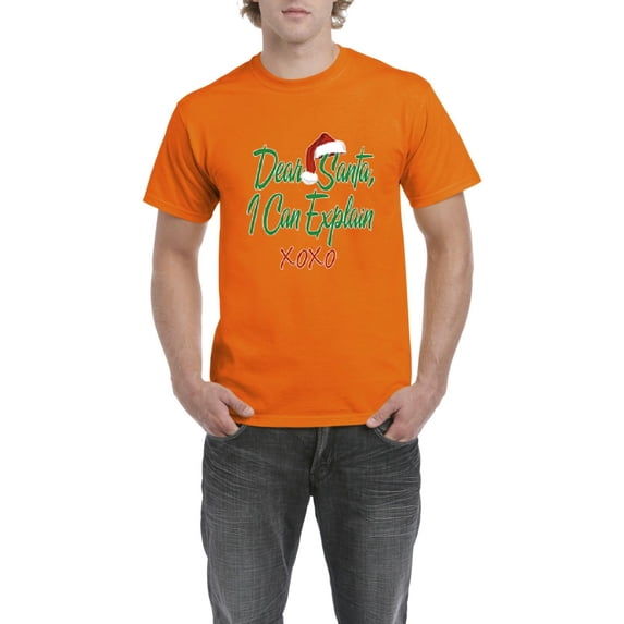 NIB - Men's T-Shirt Short Sleeve - Dear Santa