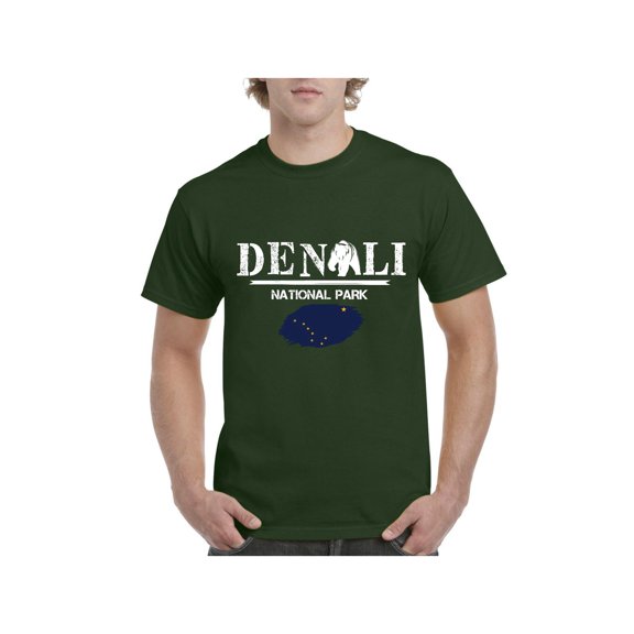 NIB - Men's T-Shirt Short Sleeve - Denali National Park