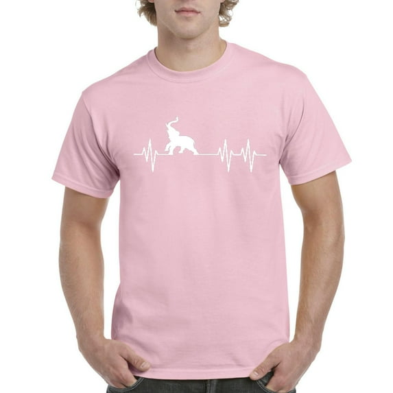 NIB - Men's T-Shirt Short Sleeve - Elephant Heartbeat