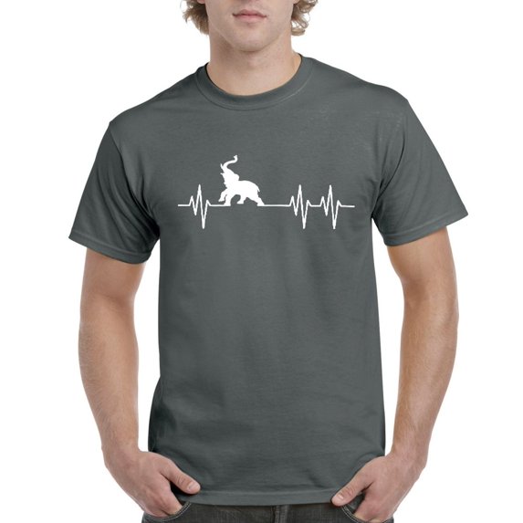 NIB - Men's T-Shirt Short Sleeve - Elephant Heartbeat