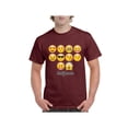thumbnail image 1 of NIB - Men's T-Shirt Short Sleeve - Emoji Entourage, 1 of 3