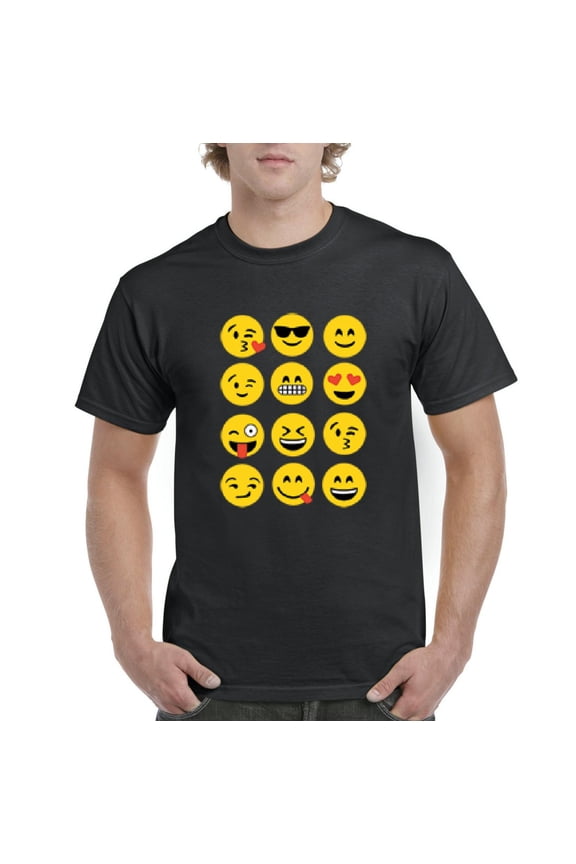 - Men's T-Shirt Short Sleeve - Emoji Group