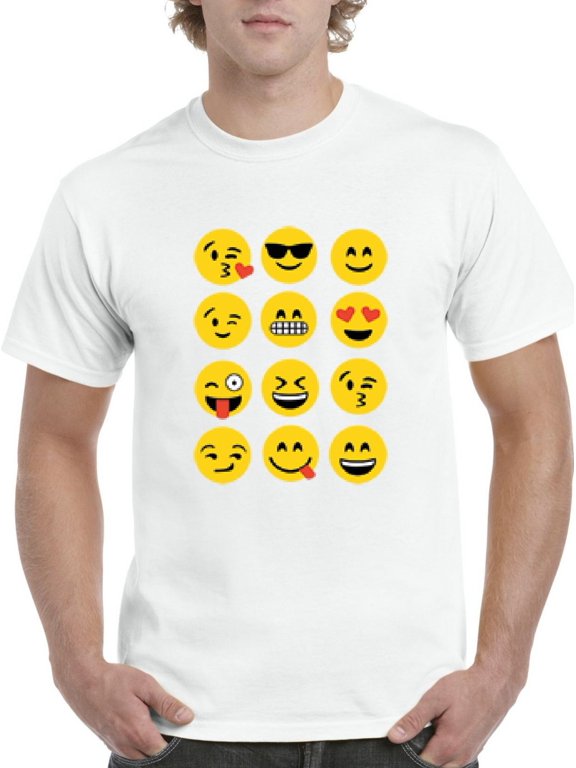 - Men's T-Shirt Short Sleeve - Emoji Group