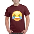 thumbnail image 1 of NIB - Men's T-Shirt Short Sleeve - Emoji Laughing Tears, 1 of 3