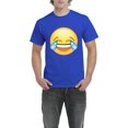 thumbnail image 1 of NIB - Men's T-Shirt Short Sleeve - Emoji Laughing Tears, 1 of 3