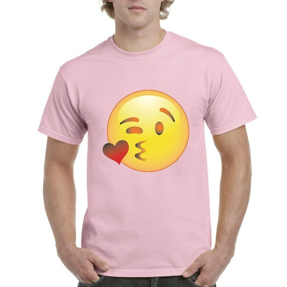 NIB - Men's T-Shirt Short Sleeve - Emoji Winky Face