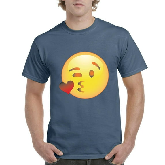 NIB - Men's T-Shirt Short Sleeve - Emoji Winky Face