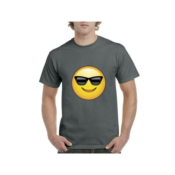NIB - Men's T-Shirt Short Sleeve - Emoji with Sunglasses