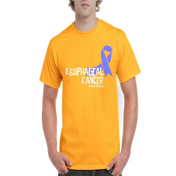 NIB - Men's T-Shirt Short Sleeve - Esophageal Cancer