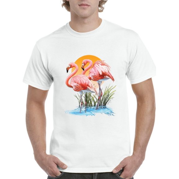 NIB - Men's T-Shirt Short Sleeve - Flamingo