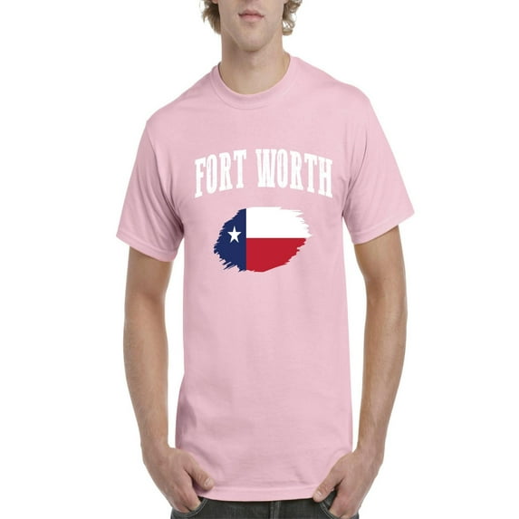 NIB - Men's T-Shirt Short Sleeve - Fort Worth Texas Flag