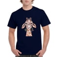 thumbnail image 1 of NIB - Men's T-Shirt Short Sleeve - Giraffe, 1 of 3