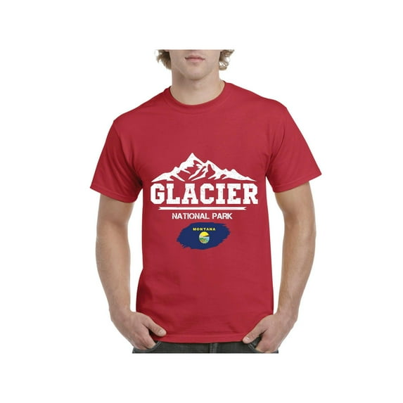 NIB - Men's T-Shirt Short Sleeve - Glacier National Park
