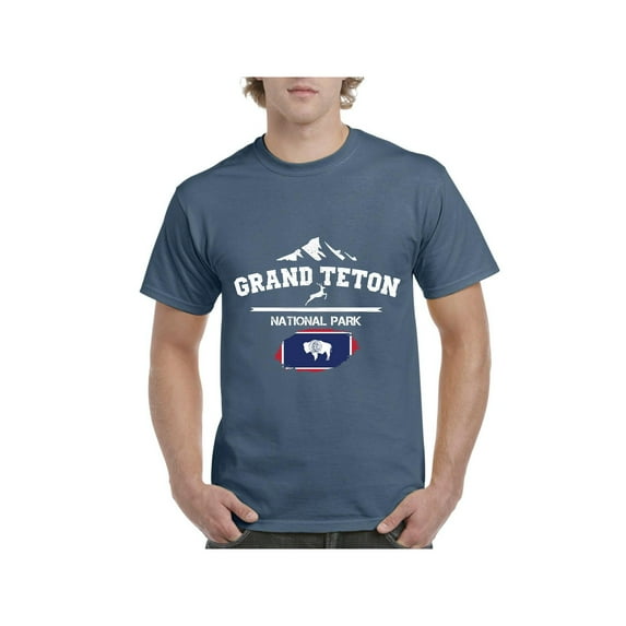 NIB - Men's T-Shirt Short Sleeve - Grand Teton National Park