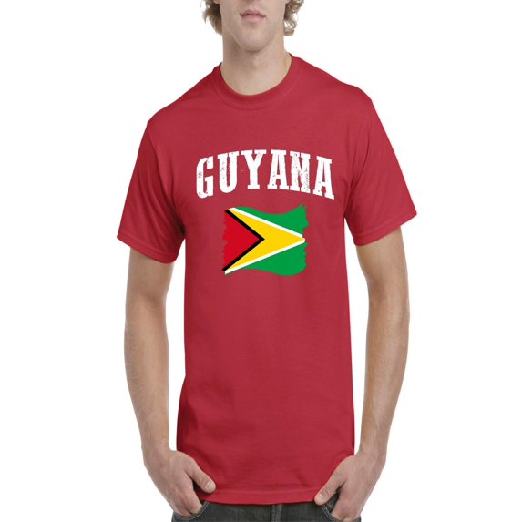 NIB - Men's T-Shirt Short Sleeve - Guyana Flag