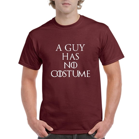 NIB - Men's T-Shirt Short Sleeve - Halloween Costume Guy Has No Costume