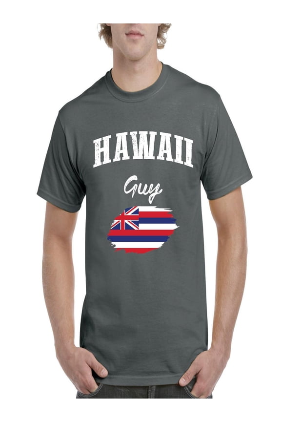 - Men's T-Shirt Short Sleeve - Hawaii Guy